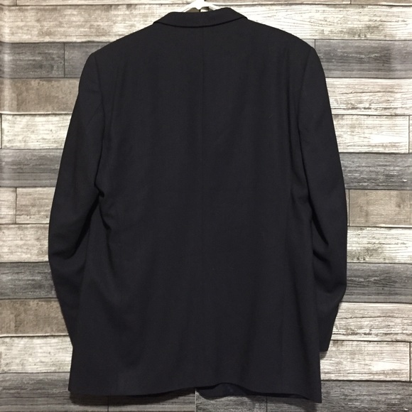Joseph Feiss Wool Blazer Jacket Men’s 42 Tall Black 3 Button Canada Made. - Picture 5 of 9